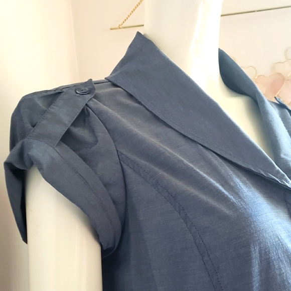 Studio Mode Button Up Shirt Dress - Picture 2 of 10